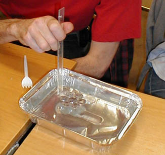 hexagonal array of coins